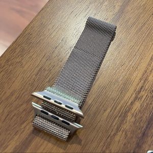 42MM Milanese Loop Apple Watch Band in Gold